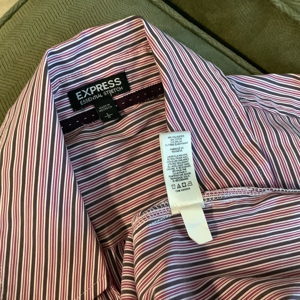 Express Essential Stretch Button Down - image 3